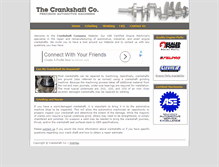 Tablet Screenshot of crankshaftco.com